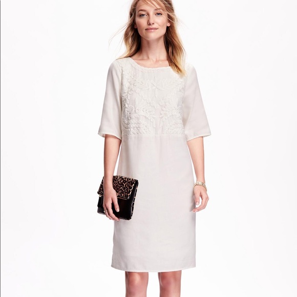 Old Navy Dresses & Skirts - 🔴 4 for $25 Ivory spring/summer dress